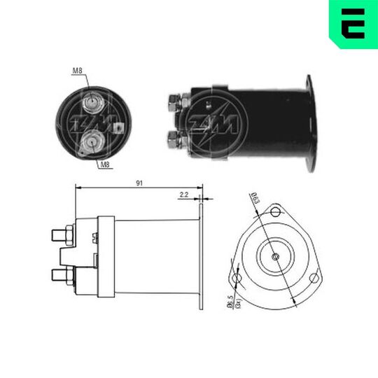 Era Solenoid Switch, starter to suit Opel